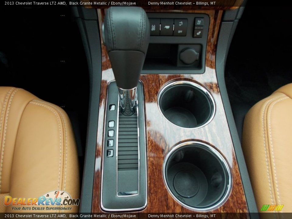 2013 Chevrolet Traverse LTZ AWD Black Granite Metallic / Ebony/Mojave Photo #27