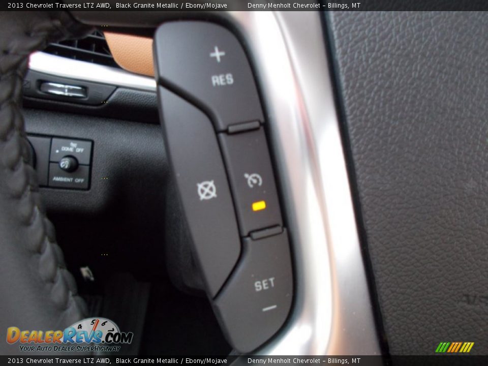 2013 Chevrolet Traverse LTZ AWD Black Granite Metallic / Ebony/Mojave Photo #30