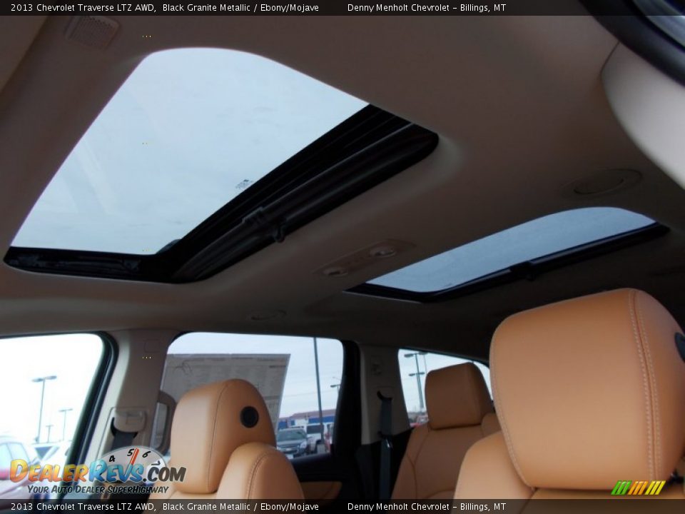2013 Chevrolet Traverse LTZ AWD Black Granite Metallic / Ebony/Mojave Photo #32