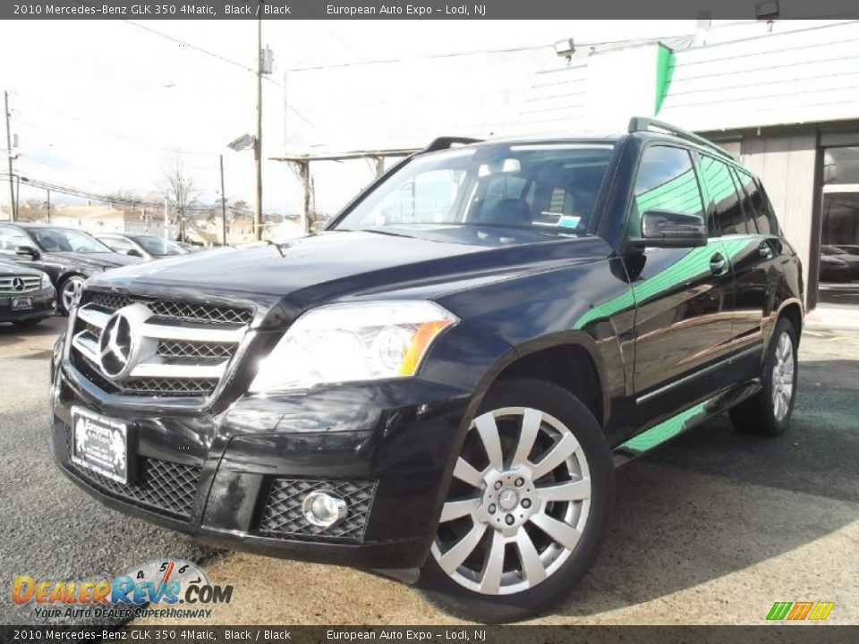 2010 Mercedes-Benz GLK 350 4Matic Black / Black Photo #1