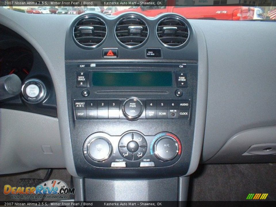 2007 Nissan Altima 2.5 S Winter Frost Pearl / Blond Photo #12