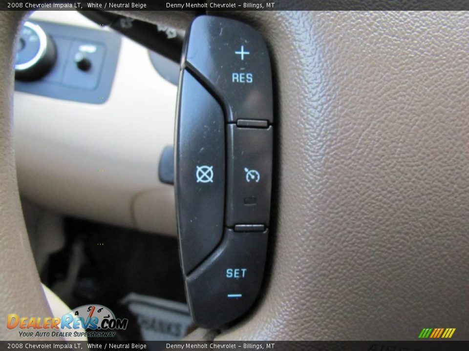 2008 Chevrolet Impala LT White / Neutral Beige Photo #12