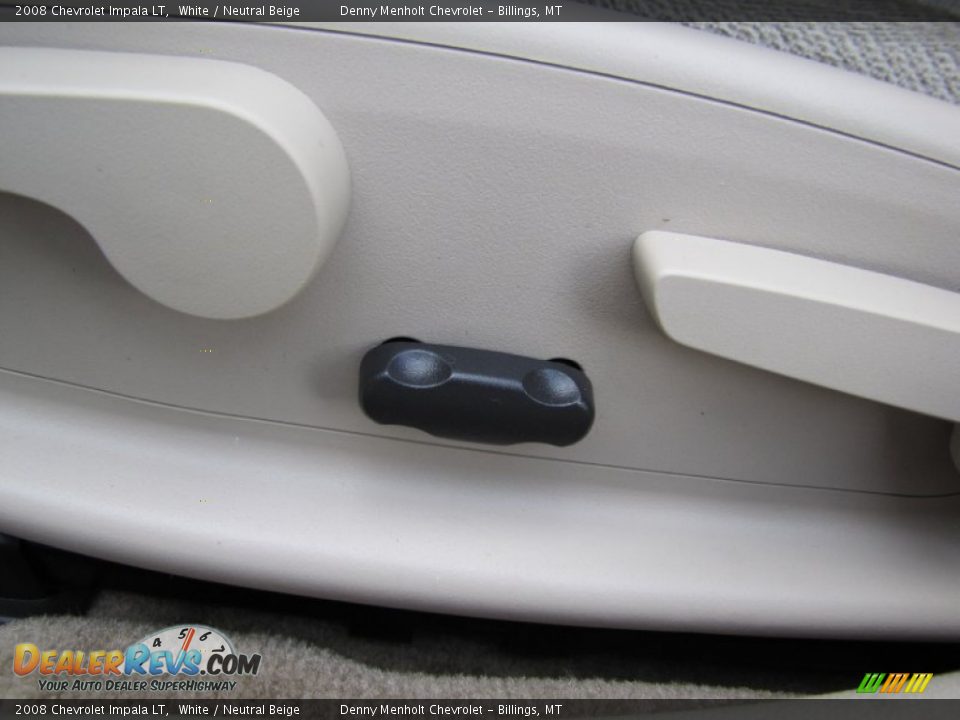 2008 Chevrolet Impala LT White / Neutral Beige Photo #13