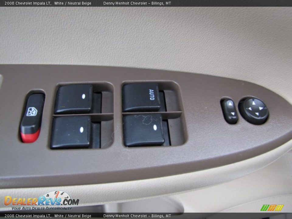 2008 Chevrolet Impala LT White / Neutral Beige Photo #14