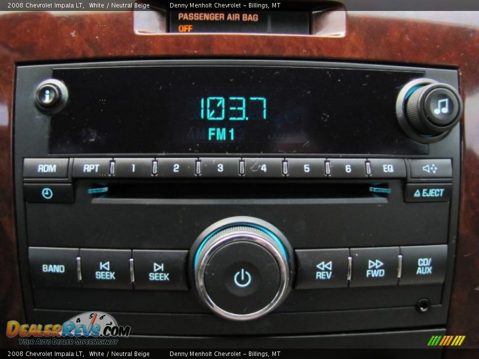 2008 Chevrolet Impala LT White / Neutral Beige Photo #18