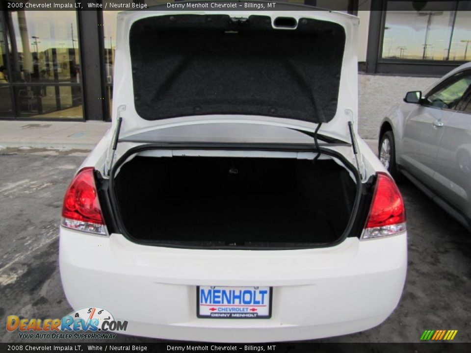 2008 Chevrolet Impala LT White / Neutral Beige Photo #27