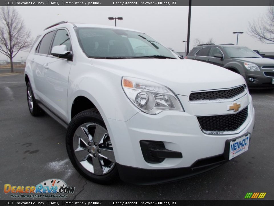2013 Chevrolet Equinox LT AWD Summit White / Jet Black Photo #1