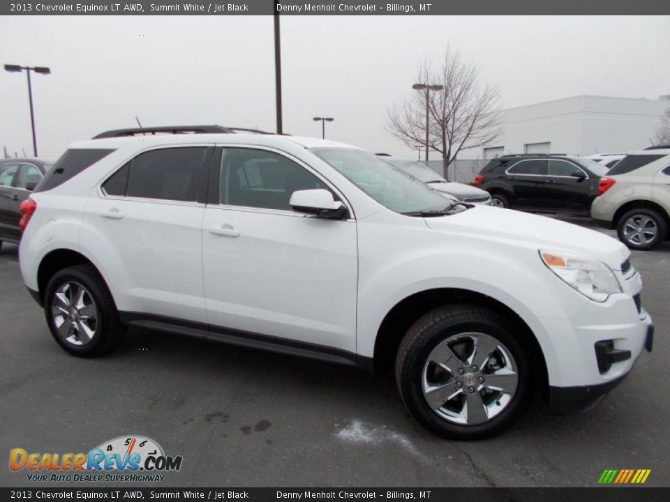 2013 Chevrolet Equinox LT AWD Summit White / Jet Black Photo #2