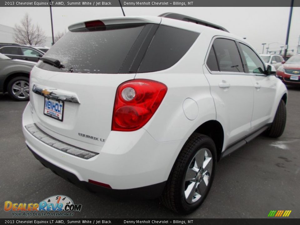 2013 Chevrolet Equinox LT AWD Summit White / Jet Black Photo #3