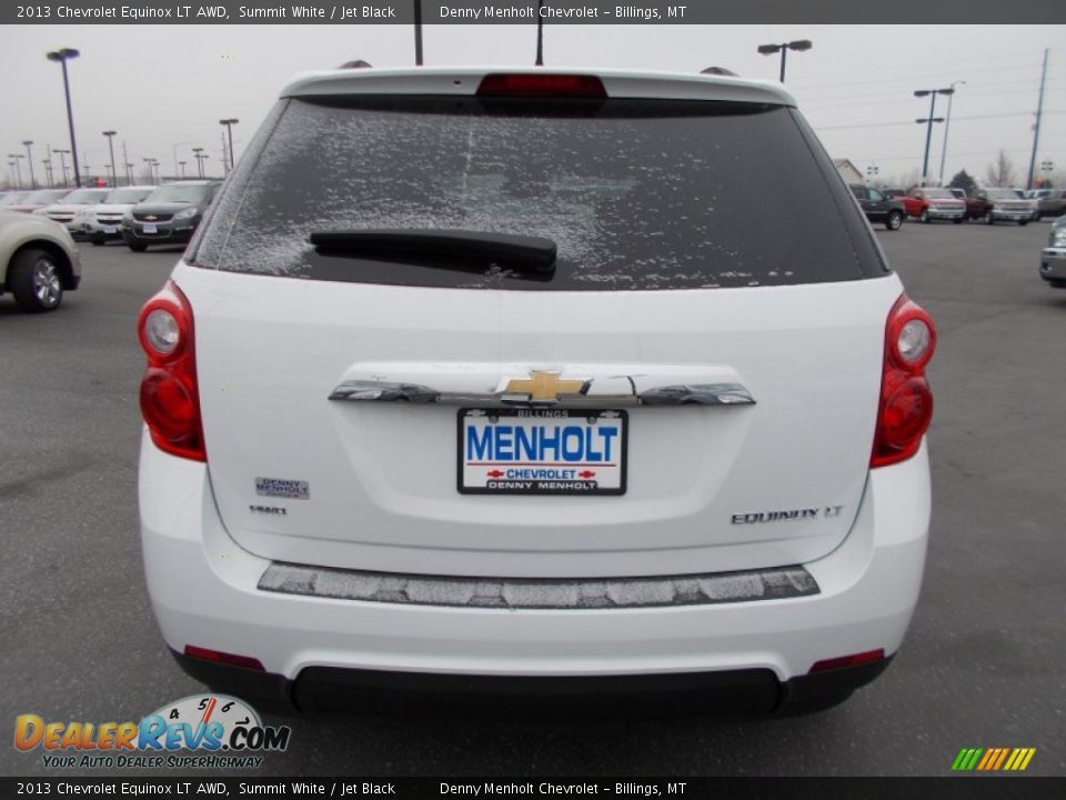 2013 Chevrolet Equinox LT AWD Summit White / Jet Black Photo #4