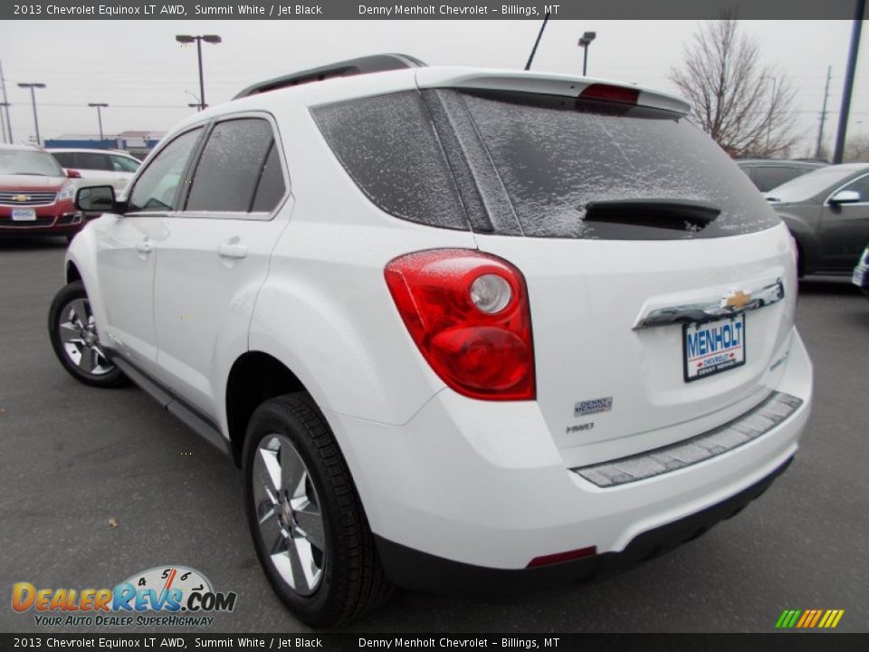 2013 Chevrolet Equinox LT AWD Summit White / Jet Black Photo #5