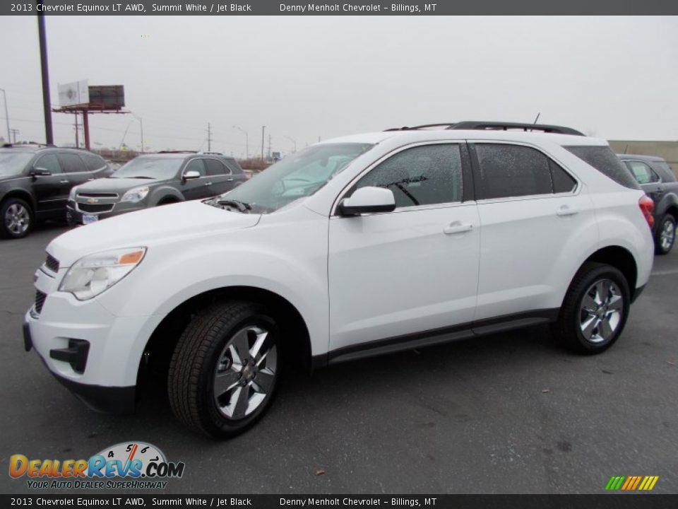 2013 Chevrolet Equinox LT AWD Summit White / Jet Black Photo #6