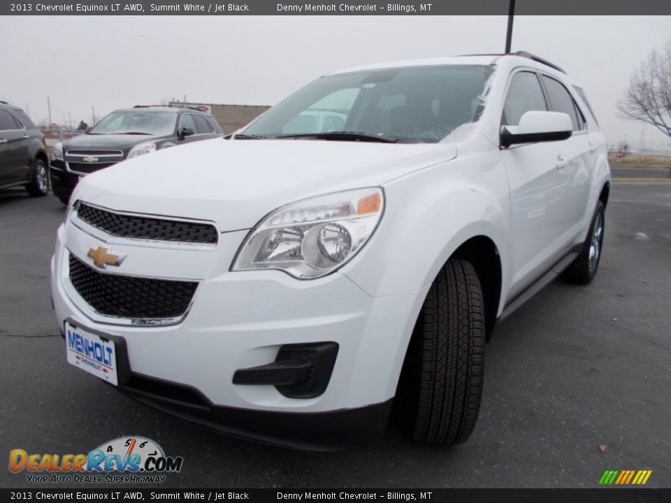 2013 Chevrolet Equinox LT AWD Summit White / Jet Black Photo #7