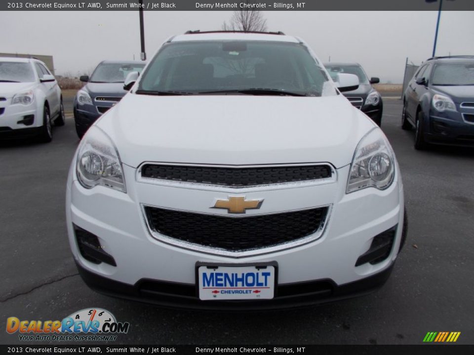 2013 Chevrolet Equinox LT AWD Summit White / Jet Black Photo #8
