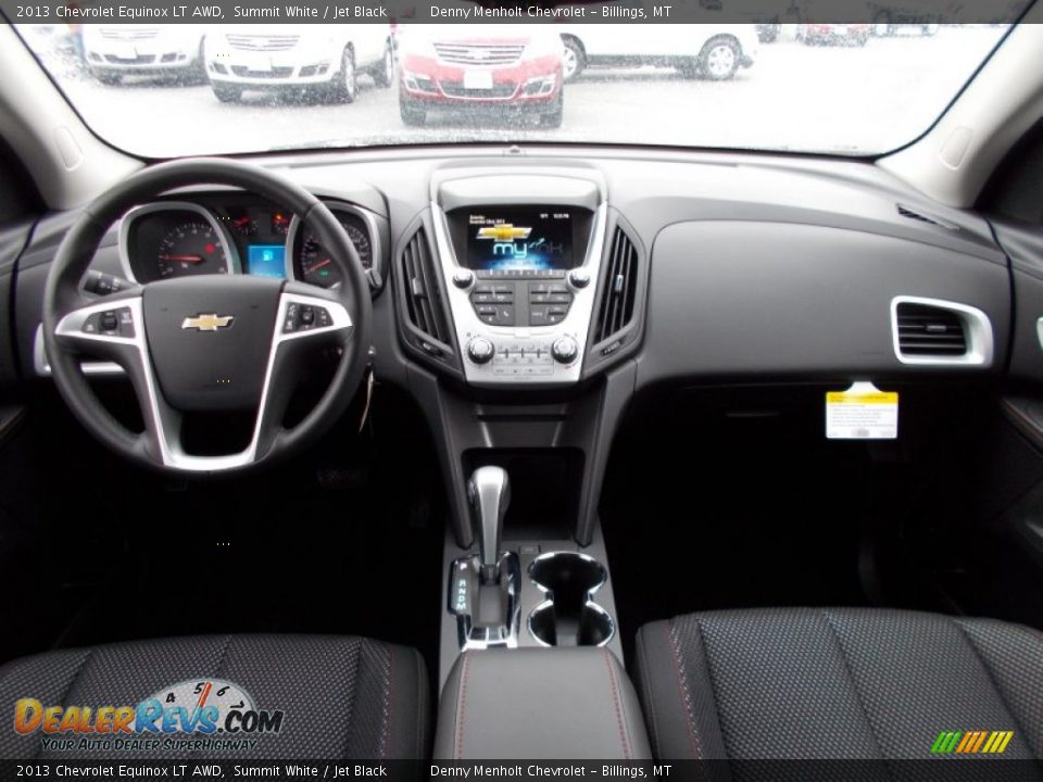 2013 Chevrolet Equinox LT AWD Summit White / Jet Black Photo #13