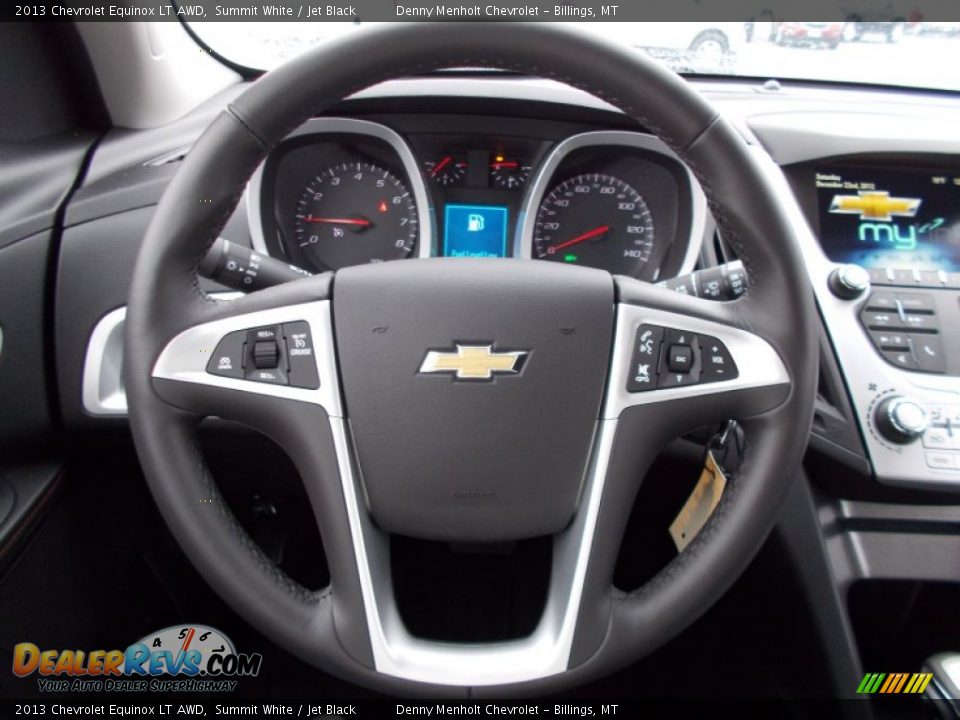2013 Chevrolet Equinox LT AWD Summit White / Jet Black Photo #23