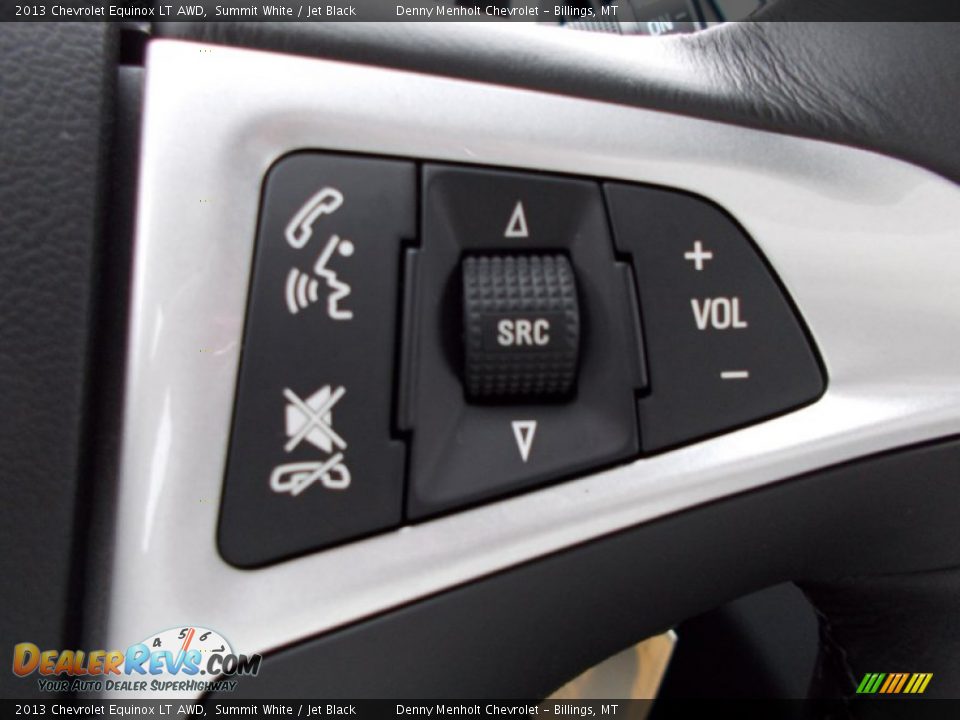 2013 Chevrolet Equinox LT AWD Summit White / Jet Black Photo #24
