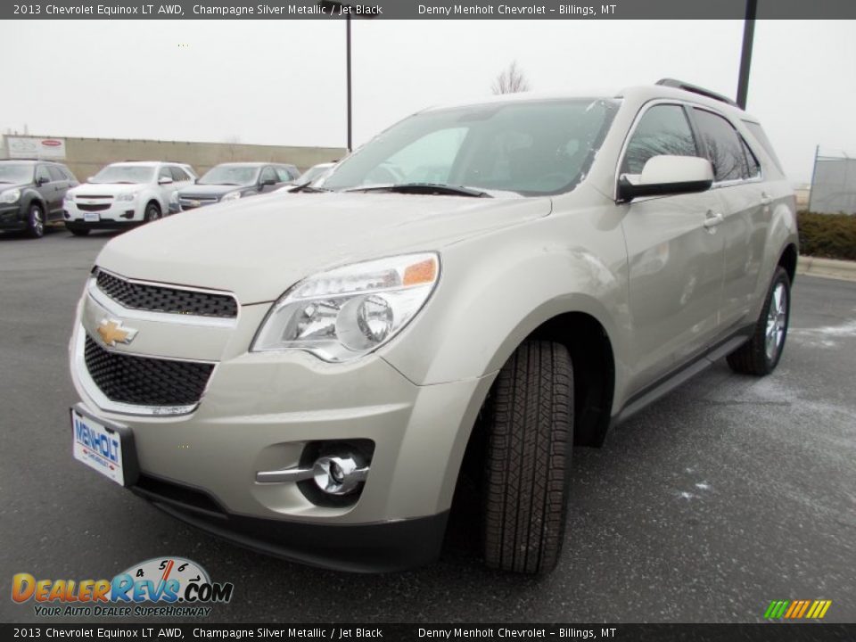 2013 Chevrolet Equinox LT AWD Champagne Silver Metallic / Jet Black Photo #7