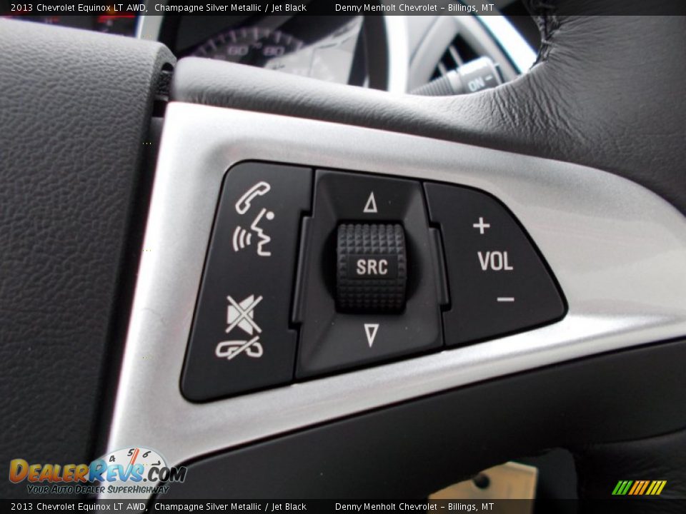 2013 Chevrolet Equinox LT AWD Champagne Silver Metallic / Jet Black Photo #25