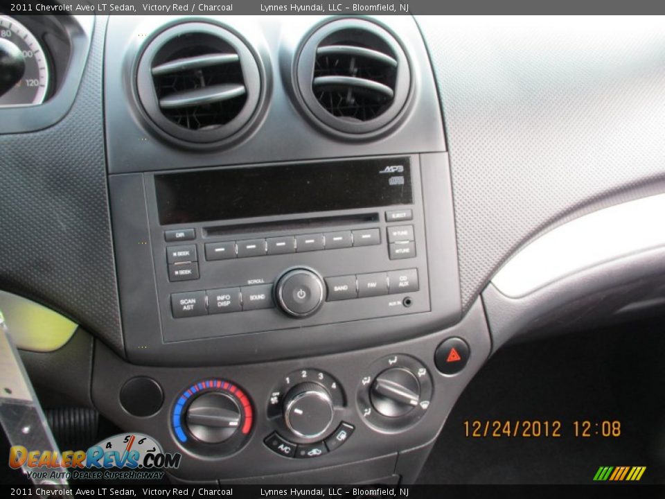 2011 Chevrolet Aveo LT Sedan Victory Red / Charcoal Photo #13