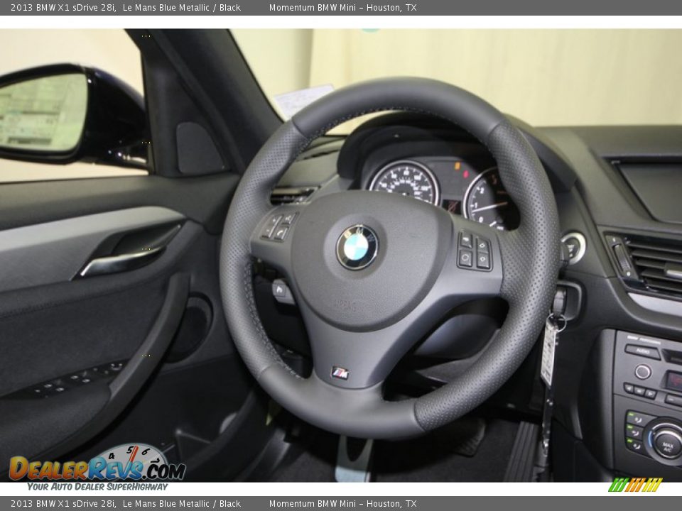 2013 BMW X1 sDrive 28i Steering Wheel Photo #26