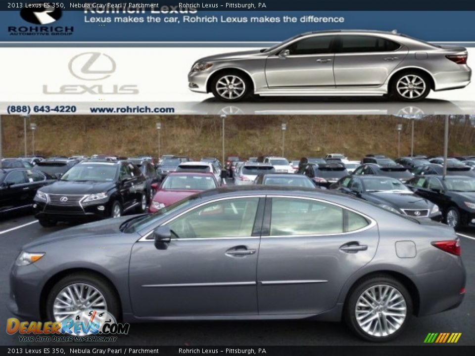 2013 Lexus ES 350 Nebula Gray Pearl / Parchment Photo #1