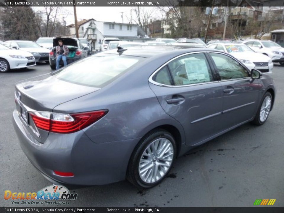 2013 Lexus ES 350 Nebula Gray Pearl / Parchment Photo #4
