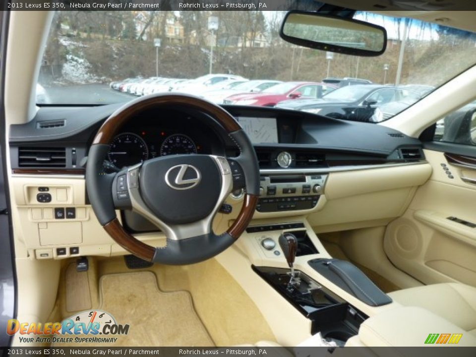2013 Lexus ES 350 Nebula Gray Pearl / Parchment Photo #12