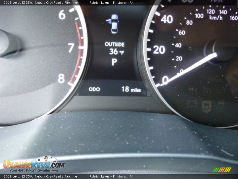 2013 Lexus ES 350 Nebula Gray Pearl / Parchment Photo #19