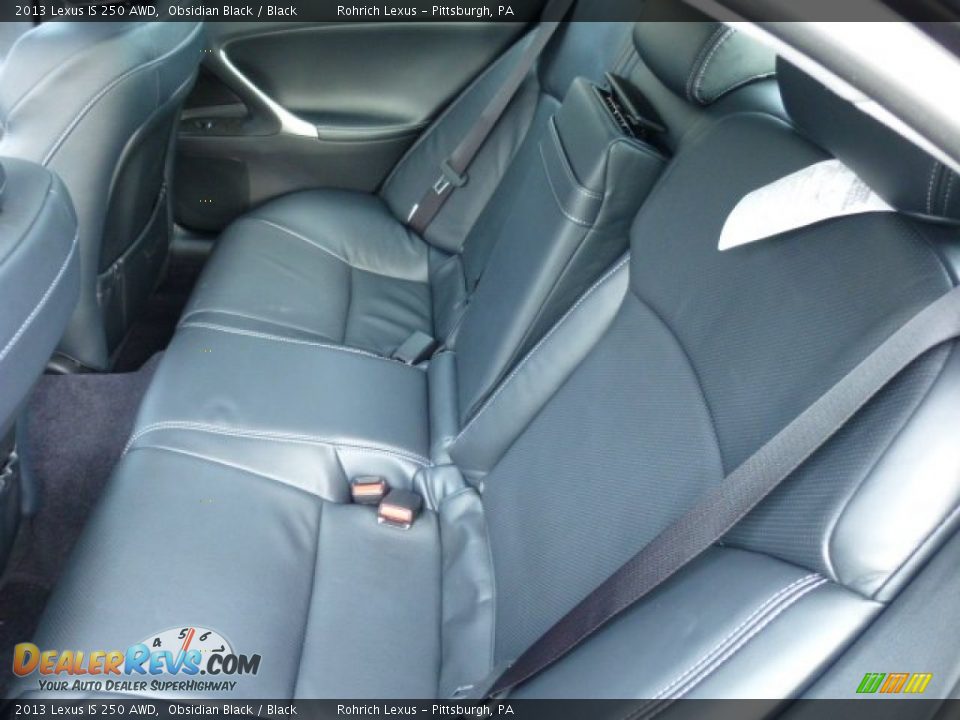 Rear Seat of 2013 Lexus IS 250 AWD Photo #11