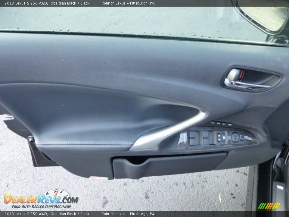 2013 Lexus IS 250 AWD Obsidian Black / Black Photo #14