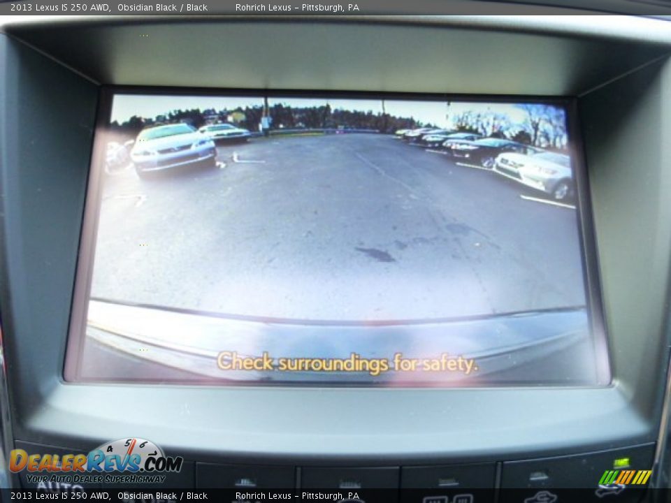 2013 Lexus IS 250 AWD Obsidian Black / Black Photo #18