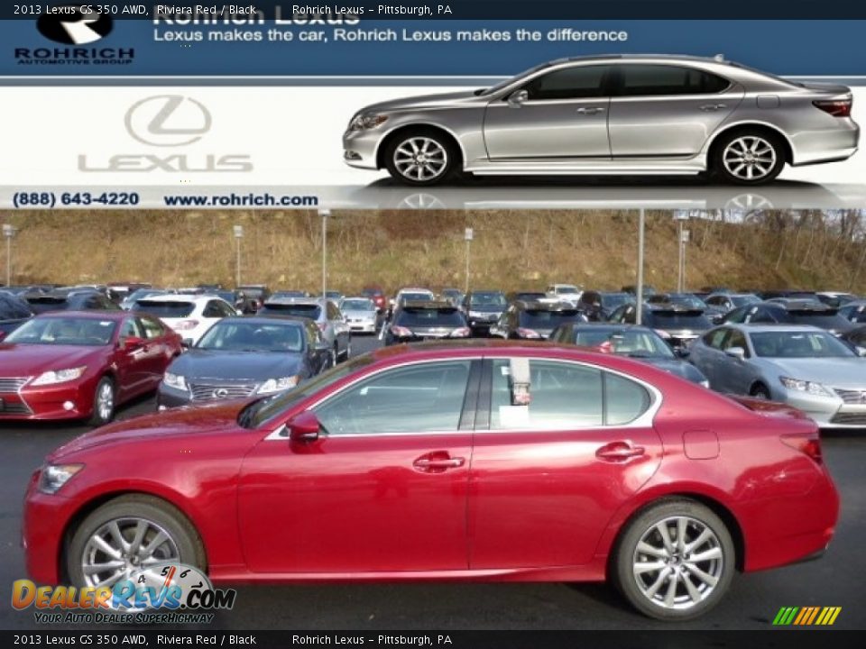 2013 Lexus GS 350 AWD Riviera Red / Black Photo #1