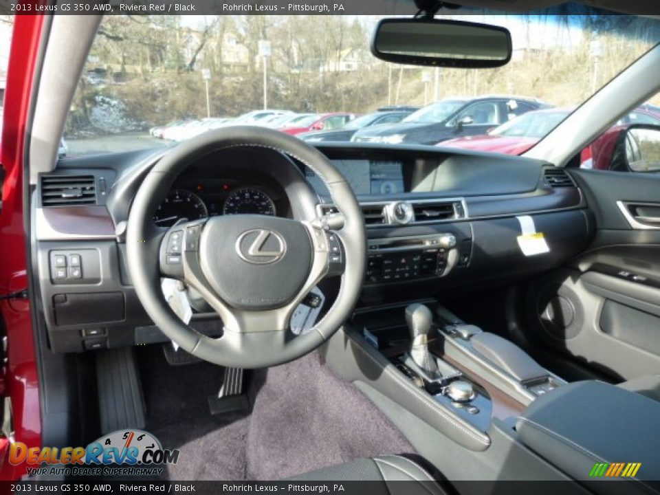 2013 Lexus GS 350 AWD Riviera Red / Black Photo #12
