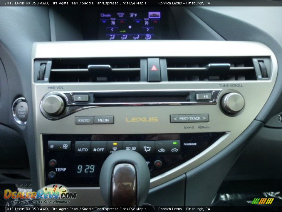 2013 Lexus RX 350 AWD Fire Agate Pearl / Saddle Tan/Espresso Birds Eye Maple Photo #16