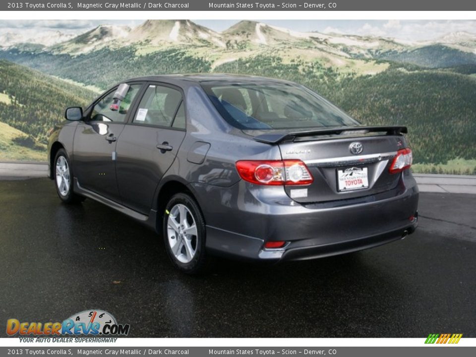 2013 Toyota Corolla S Magnetic Gray Metallic / Dark Charcoal Photo #2