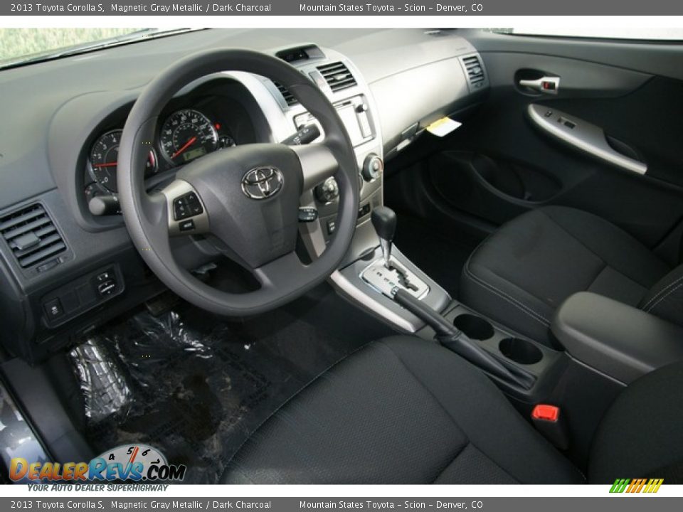 2013 Toyota Corolla S Magnetic Gray Metallic / Dark Charcoal Photo #5