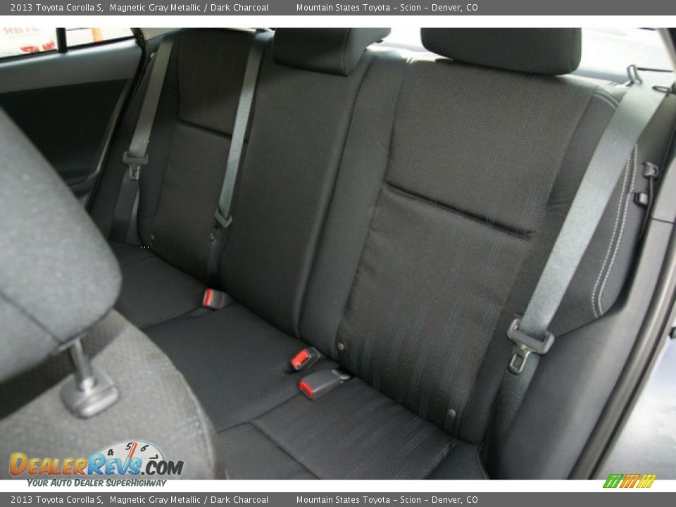 2013 Toyota Corolla S Magnetic Gray Metallic / Dark Charcoal Photo #7