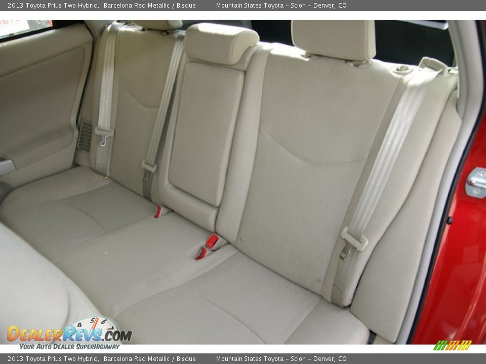 2013 Toyota Prius Two Hybrid Barcelona Red Metallic / Bisque Photo #7