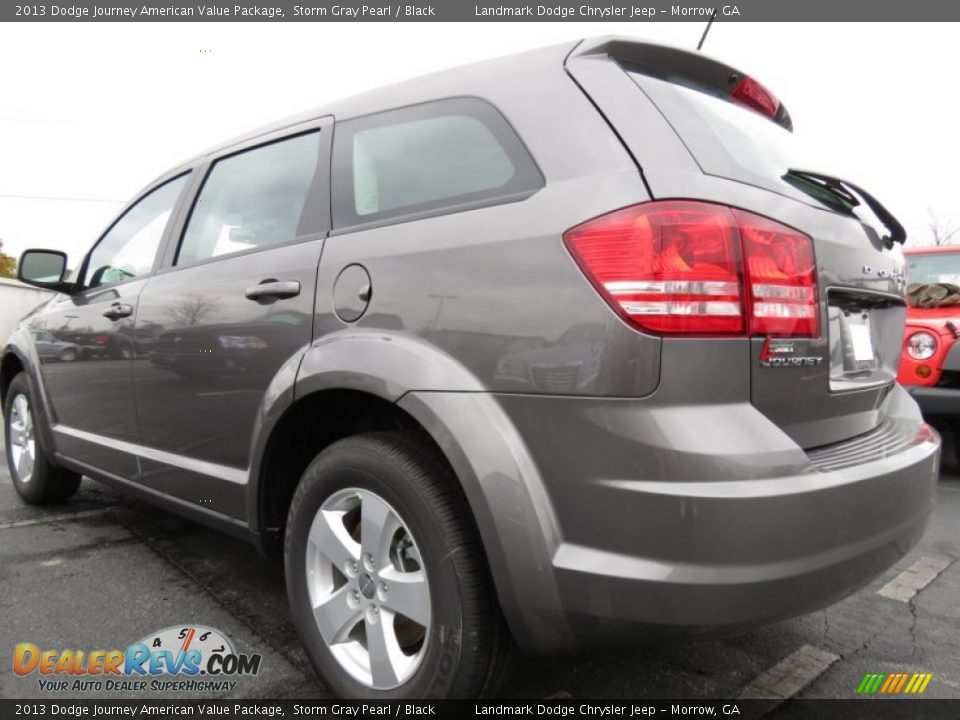 2013 Dodge Journey American Value Package Storm Gray Pearl / Black Photo #2