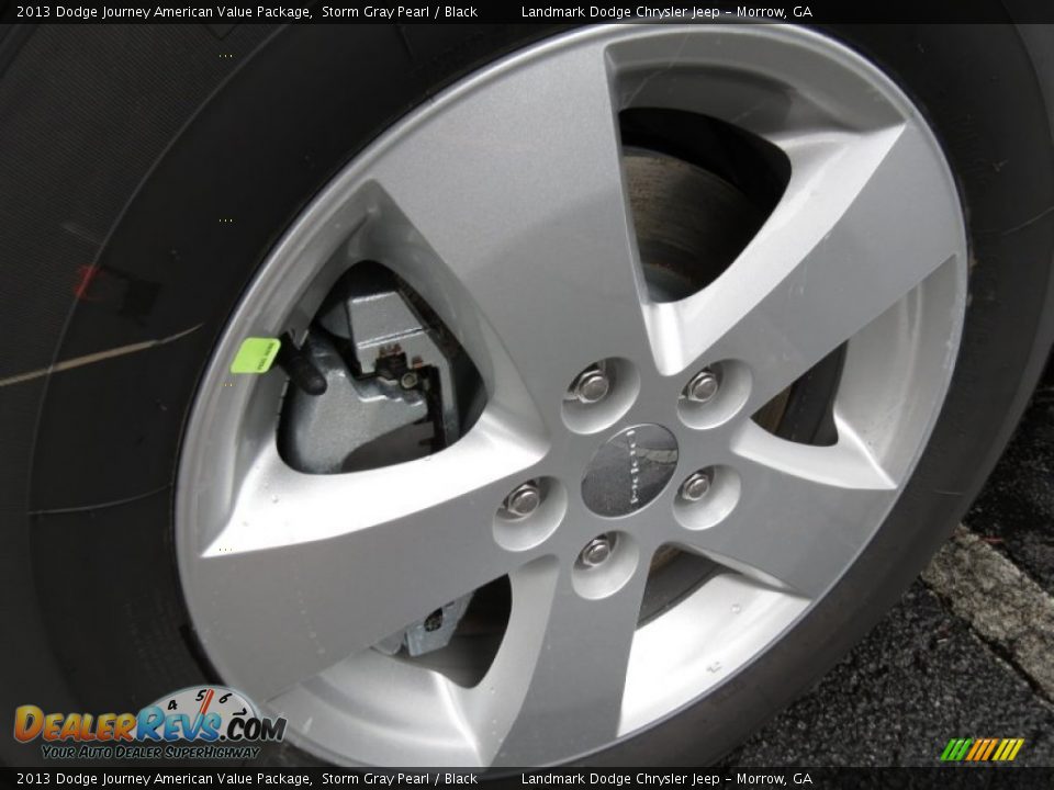 2013 Dodge Journey American Value Package Storm Gray Pearl / Black Photo #5