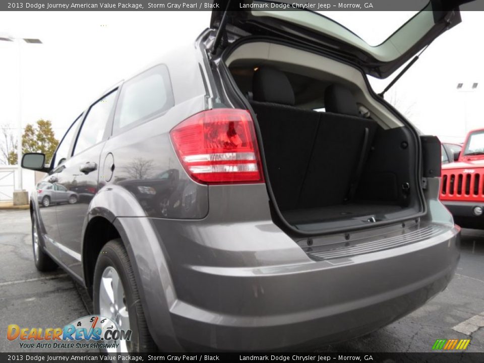 2013 Dodge Journey American Value Package Storm Gray Pearl / Black Photo #8