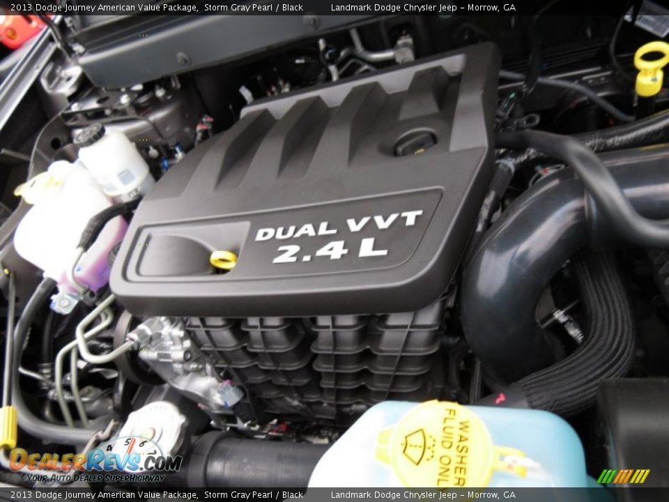 2013 Dodge Journey American Value Package Storm Gray Pearl / Black Photo #9