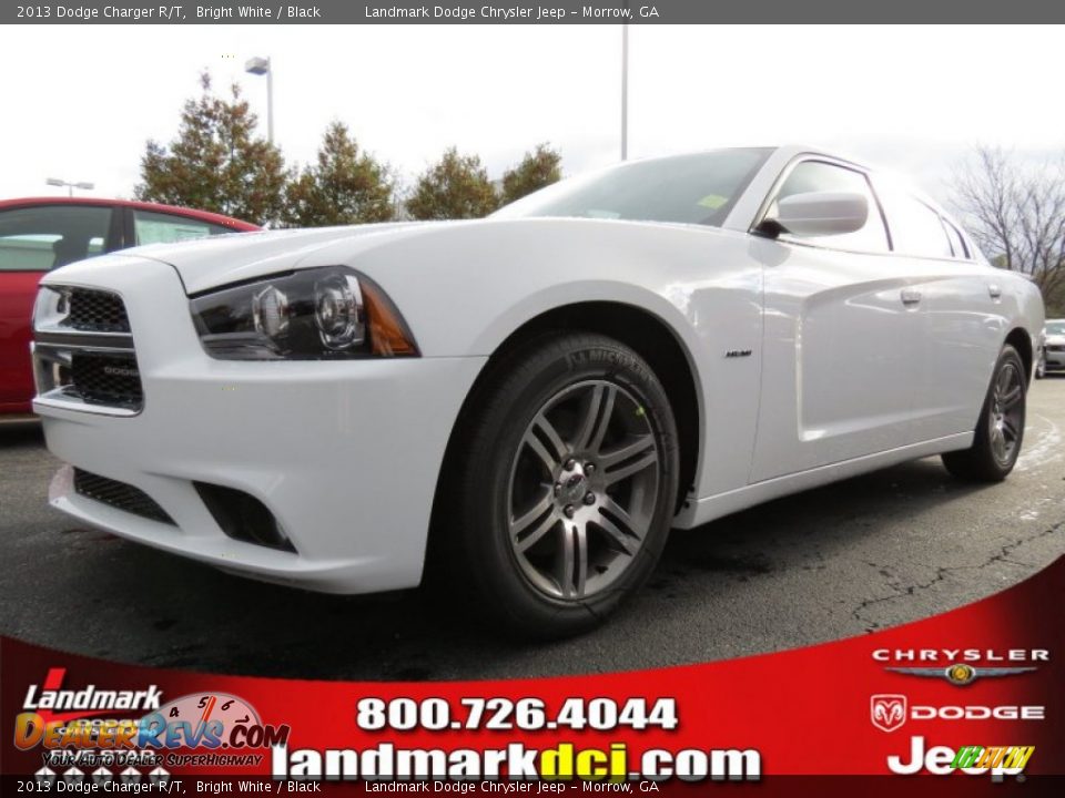 2013 Dodge Charger R/T Bright White / Black Photo #1