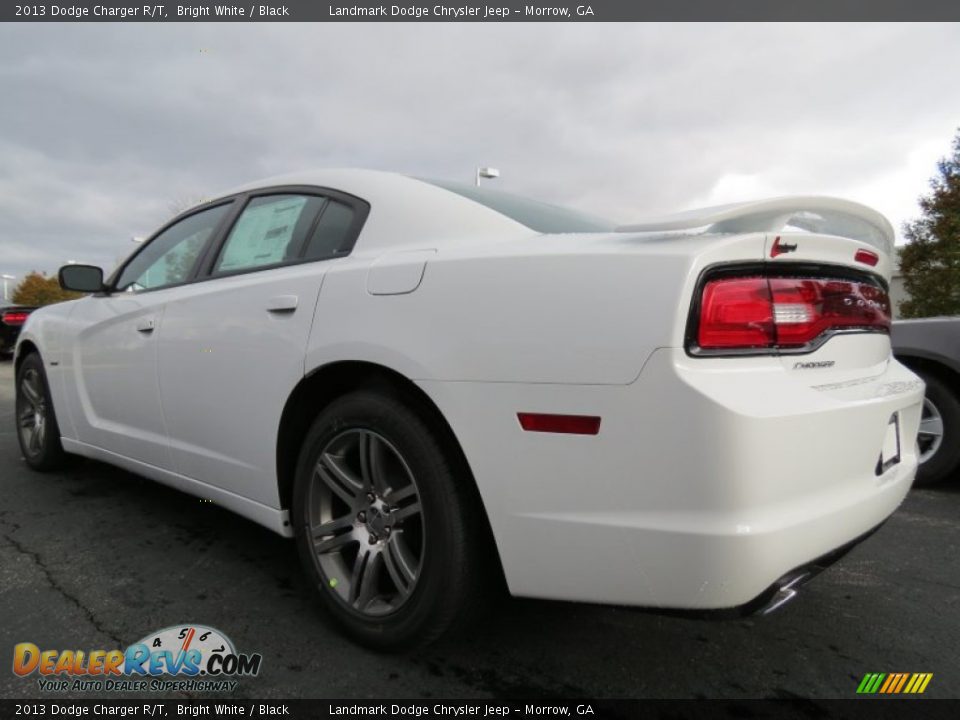 2013 Dodge Charger R/T Bright White / Black Photo #2