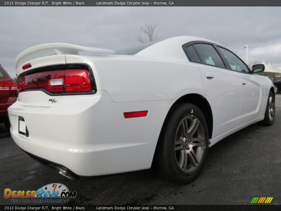 2013 Dodge Charger R/T Bright White / Black Photo #3