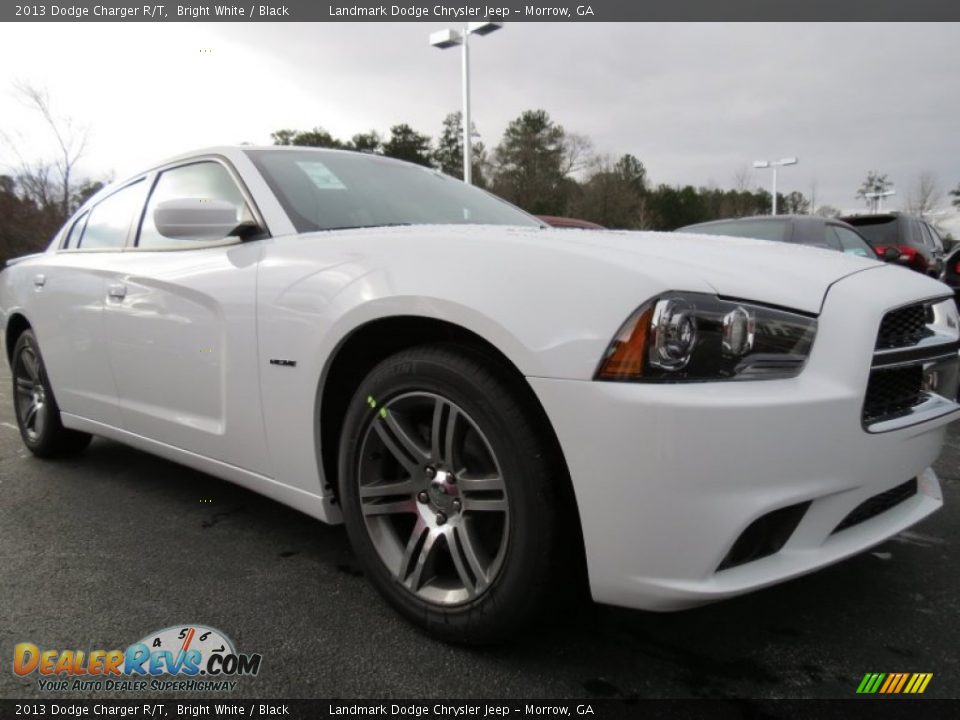 2013 Dodge Charger R/T Bright White / Black Photo #4