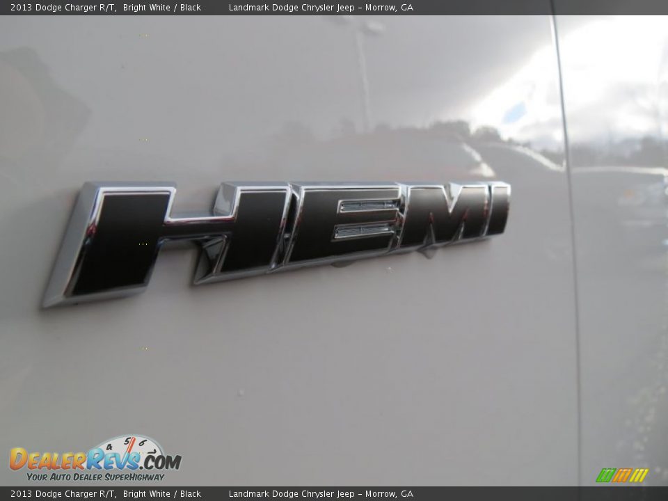 2013 Dodge Charger R/T Bright White / Black Photo #6