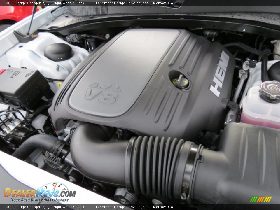 2013 Dodge Charger R/T Bright White / Black Photo #11
