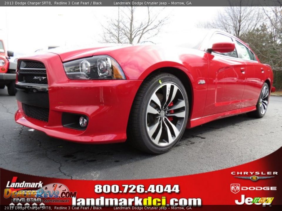 2013 Dodge Charger SRT8 Redline 3 Coat Pearl / Black Photo #1